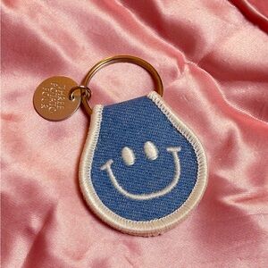 3 Potato 4 Blue Smiley Face Key Holder NWOT